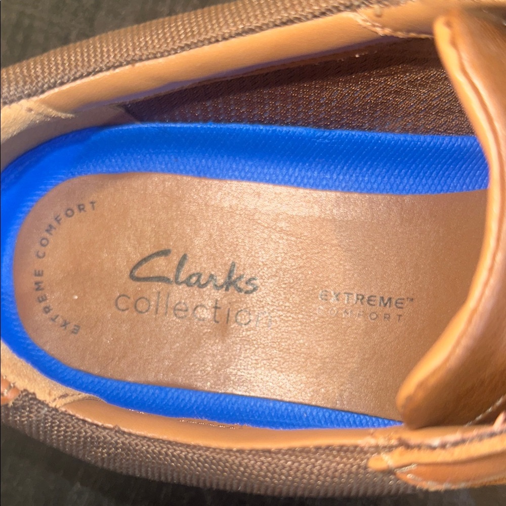 Clarks Men's Tan and Brown Sneakers - Picture 2 of 6